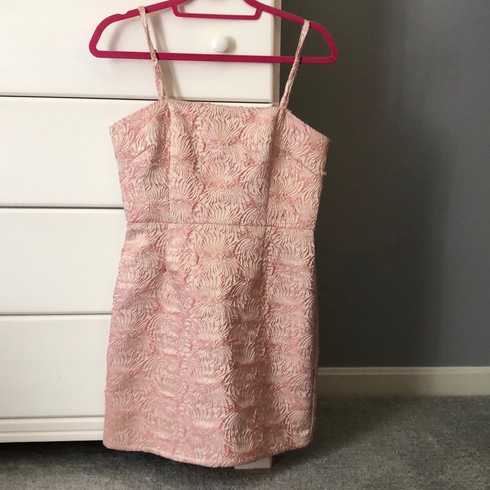 Forever 21 Shimmer Pink Mini Homecoming Dress